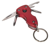 Mini Multi-Tool with Screwdriver, Bottle Opener, LED Light, & Keychain - Frontier Blades