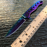7.25" Tac Force Rainbow Spectrum Small Mini Pocket Knife TF-300382RB - Frontier Blades