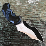 MTech USA Xtreme Ballistic Black Blue Spring Assisted Pocket Knife - Frontier Blades