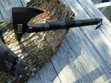 14" Zombie Killer Black Tomahawk Tactical Hiking Hatchet Throwing Axe - Frontier Blades
