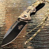 8.25" MASTER USA SPRING ASSISTED TACTICAL FOLDING POCKET KNIFE Blade Open Assist - Frontier Blades