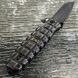 9" U.S. Army Military Army Strong Black Stonewashed Pocket Knife - Frontier Blades