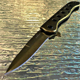 7" TAC FORCE GOLD SPECTRUM OUT DOOR ASSISTED FOLDING POCKET KNIFE 300382GD - Frontier Blades