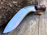 17" Fixed Blade Nepalese Kukri Frontier Blade Knife w/ Throwing Knives - Frontier Blades