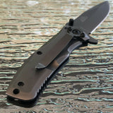 6.25" Tac Force Speedster Model Gray Titanium Pocket Knife - Frontier Blades