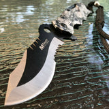 8" MTech USA Ballistic Fantasy Tactical Skulls White Camo Pocket Knife - Frontier Blades