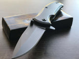 6.25" Tac Force Speedster Model Gray Titanium Pocket Knife - Frontier Blades