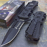 8.5" USMC Marines Official Licensed Military Combat Pocket Knife - Frontier Blades