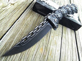 8" Tac Force Chain Link Stone Washed Fantasy Assisted Pocket Knife - Frontier Blades