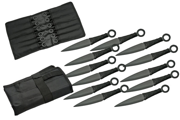 Perfect Point Multi-Color Throwing Knives Set of Six - Smoky Mountain Knife  Works