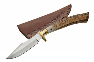 7.5" Steel Stag Hunting Skinner Knife (SS-7017) - Frontier Blades