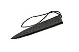 7" Medieval Historic Horn Handle Toothpick Fixed Blade Knife's Black Sheath (203410-HN)