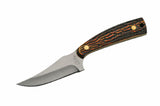 7" Rite Edge Staglon Trailing Point Hunting Skinning Knife Front View