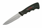 9.5" Drop Point Hunter Rubber Handle Fixed Blade Camping Knife