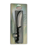 9.5" Rite Edge Skinner Hunter Rubber Handle Camping Knife W/ Sheath In Clam Pack (210550)
