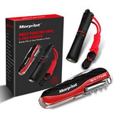 Morpilot Multi Tool & Fire Starter Set, 15 in 1 Swiss Style - Frontier Blades
