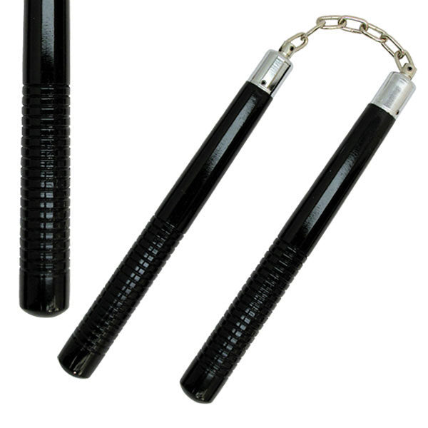 Black_Wooden_Nunchucks_For_Sal