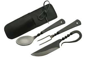 Civil War Knife Fork Spoon Set For Sale - Frontier Blades