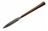 21" Custom Handmade Damascus Steel Spear Knife - Frontier Blades