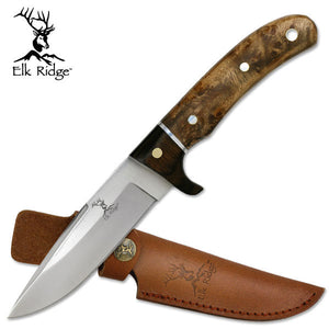 9.25"  Elk Ridge Outdoor Full Tang Hunting Skinning Knife ER-065 - Frontier Blades