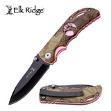 6.0" Elk Ridge Spring Assisted Hunting Folding Pocket Knife ER-134CA - Frontier Blades