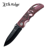 6.0" Elk Ridge Spring Assisted Hunting Folding Pocket Knife ER-134PC - Frontier Blades