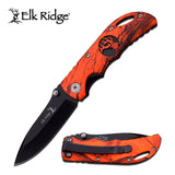 6.25" Elk Ridge Spring Assisted Hunting Folding Pocket Knife ER-134RCB - Frontier Blades