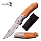 7.5" Elk Ridge Outdoor Hunting Folding Pocket Knife ER-166 - Frontier Blades