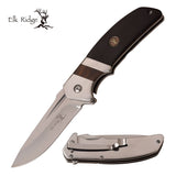 8.5" Elk Ridge Spring Assisted Hunting Pocket Knife ER-167BK - Frontier Blades