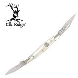 4.25" Elk Ridge Pearl Gentleman Hunting Frontier Knife ER-211WP - Frontier Blades