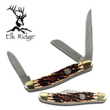 6.25" Elk Ridge Wood Gentleman Hunting Frontier Knife ER-323I - Frontier Blades