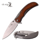 Elk Ridge Frame lock Gentleman Folding Hunting Frontier Knife ER-924SL - Frontier Blades