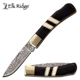 7.5" Elk Ridge Manual Assisted Hunting Pocket Knife ER-951-WBCB - Frontier Blades