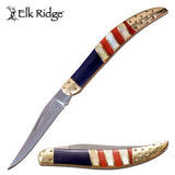 7.5" Elk Ridge Manual Assisted Hunting Pocket Knife ER-952AF - Frontier Blades