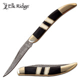 5.25" Elk Ridge Outdoor Folding Gentleman Knife ER-952WBCB - Frontier Blades