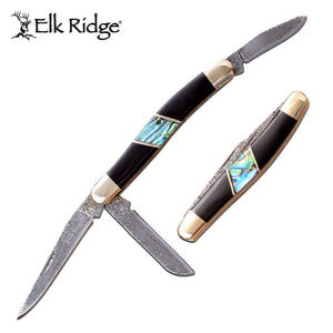 6.0" Elk Ridge Outdoor Folding Gentleman Razor EMulti Blade ER-953DAB - Frontier Blades