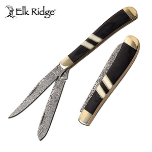6.75" Elk Ridge Outdoor Folding Gentleman Razor ER-954WBCB - Frontier Blades