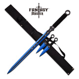 FANTASY MASTER FM-644BL FANTASY SWORD 28" AND 6" OVERALL - Frontier Blades