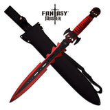 FANTASY MASTER FM-681RD FANTASY SHORT SWORD 27" OVERALL - Frontier Blades