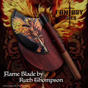 18" Fantasy Master Flame Axe (FMT-AXE001) - Frontier Blades