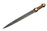 25" Firestorm Damascus Antique Sword - Frontier Blades