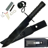 OUTDOOR HUNTING & SURVIVOR FULL TANG 15.0" FIXED BLADE KNIFE w/ SHEATH HK-2236B - Frontier Blades