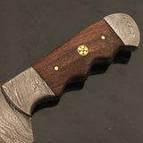 Heavy Duty Damascus Steel Handmade Hunting Knife (BB-11) - Frontier Blades