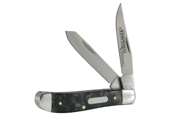 Imperial Schrade 2 Bladed Trapper Pocket Knife (SR-IMP17T) - Frontier Blades