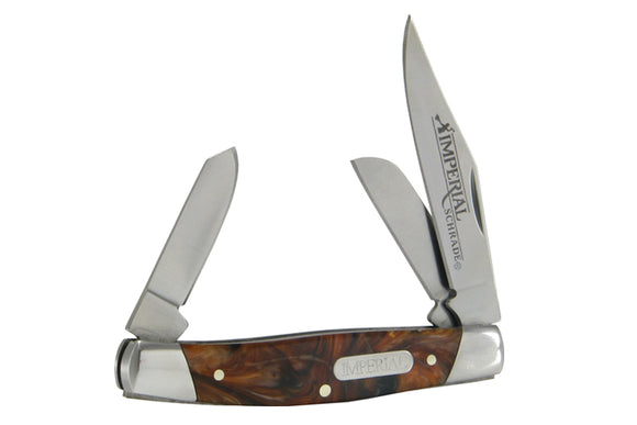 Imperial Schrade 3 Bladed Stockman Pocket Knife (SR-IMP16S) - Frontier Blades