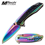 7.75" Mtech USA Ballistic Assisted Tactical Folding Knife (MTA1133RB) - Frontier Blades