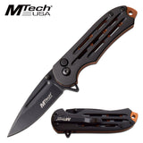 6.5" Mtech USA Ballistic Manual Tactical Folding Knife (MT1120BZ) - Frontier Blades