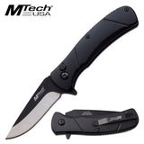 6.75" Mtech USA Ballistic Manual Tactical Folding Knife (MT1149BK) - Frontier Blades