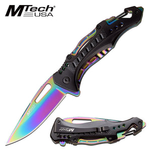 8.25" Mtech USA Ballistic Assisted Tactical Folding Knife (MTA705G2RB) - Frontier Blades