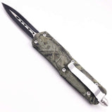 9.0" OTF Knife NK Green Viper High Carbon Assisted EDC - Frontier Blades